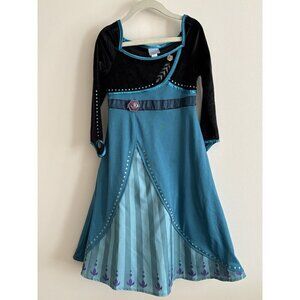 DisneyFrozen 2 Anna Coronation Ceremony Costume Halloween Dress Youth Sz 5/6